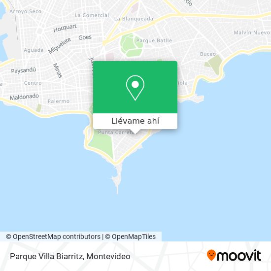 Mapa de Parque Villa Biarritz