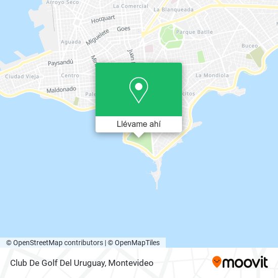 Mapa de Club De Golf Del Uruguay