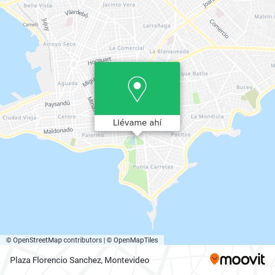 Mapa de Plaza Florencio Sanchez