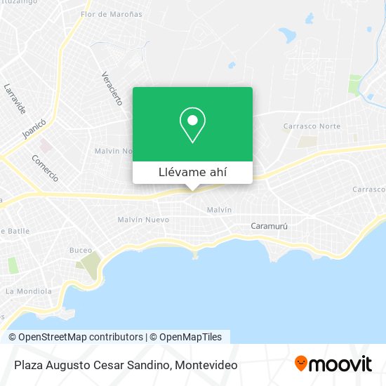 Mapa de Plaza Augusto Cesar Sandino