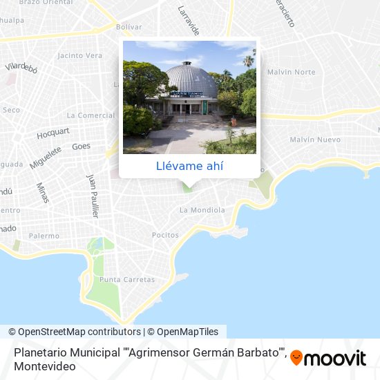 Mapa de Planetario Municipal ""Agrimensor Germán Barbato""