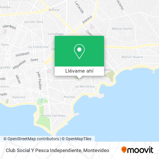 Mapa de Club Social Y Pesca Independiente