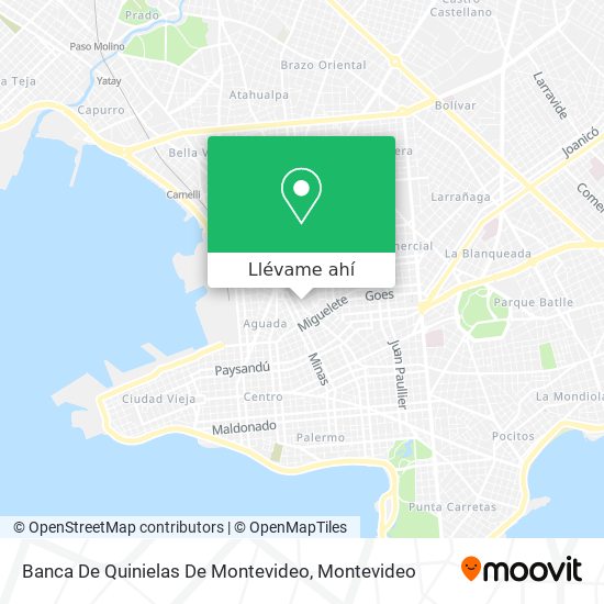 Mapa de Banca De Quinielas De Montevideo