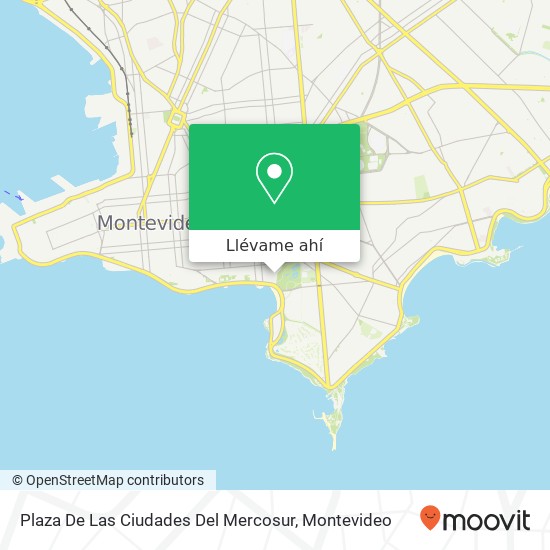 Mapa de Plaza De Las Ciudades Del Mercosur