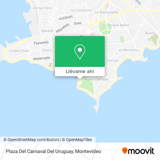 Mapa de Plaza Del Carnaval Del Uruguay