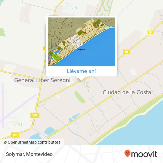 Mapa de Solymar