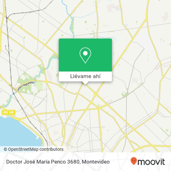 Mapa de Doctor José María Penco 3680