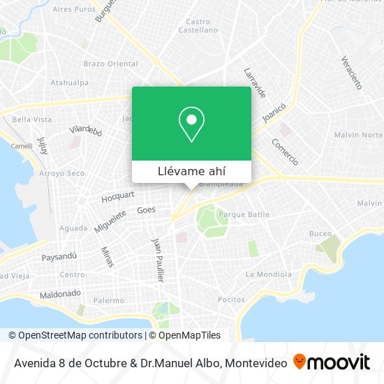 Mapa de Avenida 8 de Octubre & Dr.Manuel Albo