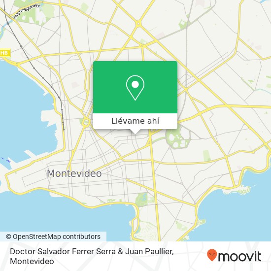 Mapa de Doctor Salvador Ferrer Serra & Juan Paullier
