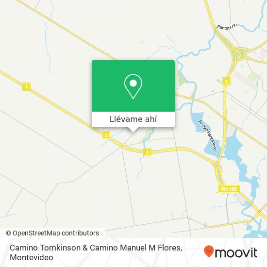 Mapa de Camino Tomkinson & Camino Manuel M Flores
