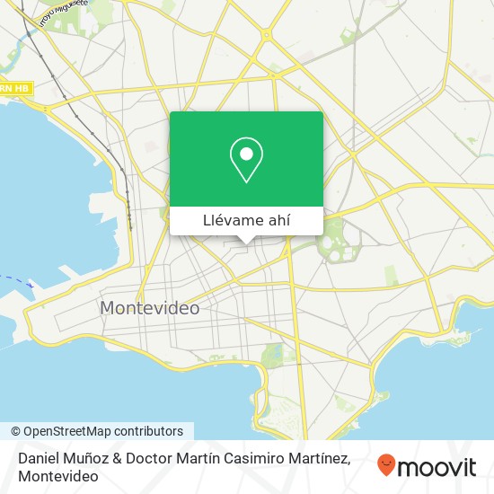 Mapa de Daniel Muñoz & Doctor Martín Casimiro Martínez
