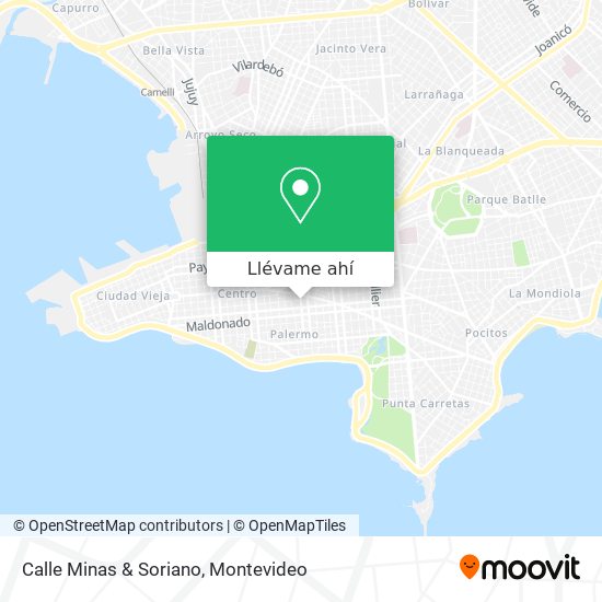 Mapa de Calle Minas & Soriano