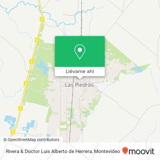 Mapa de Rivera & Doctor Luis Alberto de Herrera