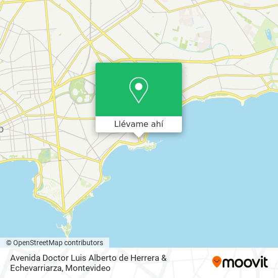Mapa de Avenida Doctor Luis Alberto de Herrera & Echevarriarza