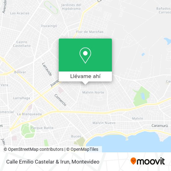 Mapa de Calle Emilio Castelar & Irun