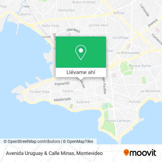 Mapa de Avenida Uruguay & Calle Minas