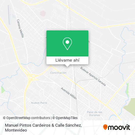 Mapa de Manuel Pintos Cardeiros & Calle Sánchez