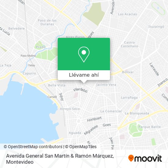 Mapa de Avenida General San Martín & Ramón Márquez