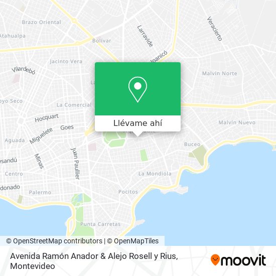 Mapa de Avenida Ramón Anador & Alejo Rosell y Rius