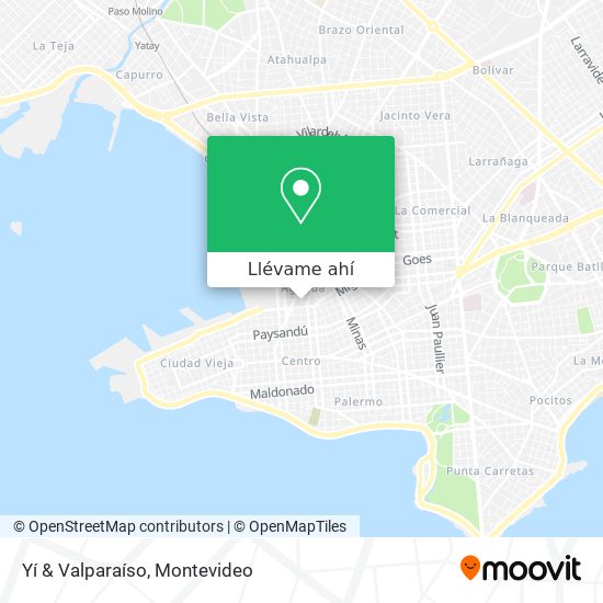 Mapa de Yí & Valparaíso