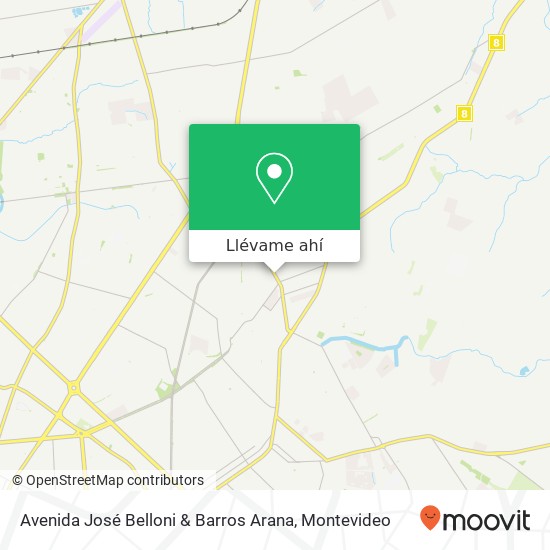 Mapa de Avenida José Belloni & Barros Arana