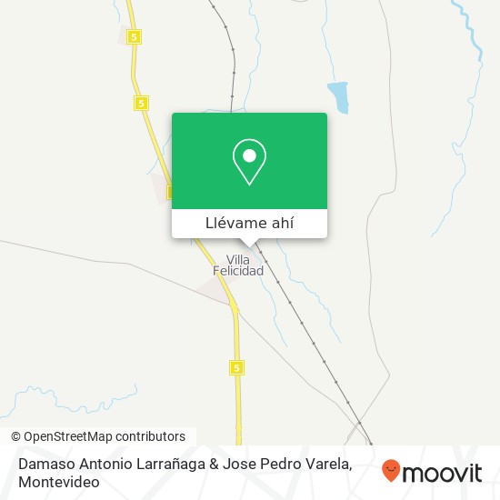 Mapa de Damaso Antonio Larrañaga & Jose Pedro Varela