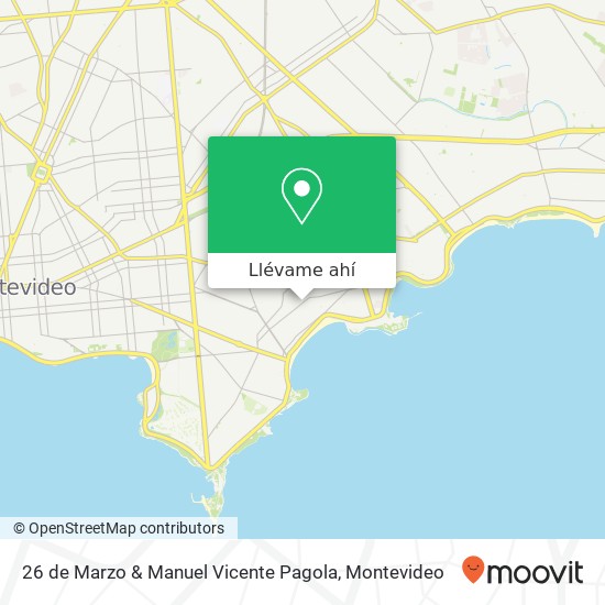 Mapa de 26 de Marzo & Manuel Vicente Pagola