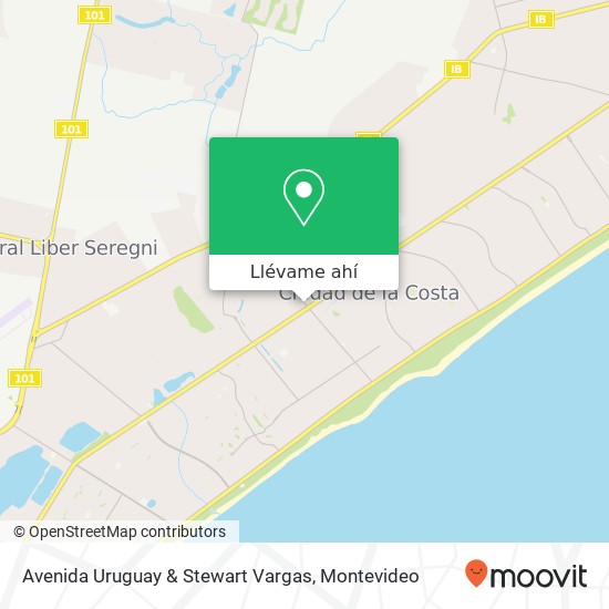 Mapa de Avenida Uruguay & Stewart Vargas