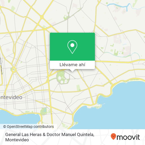 Mapa de General Las Heras & Doctor Manuel Quintela