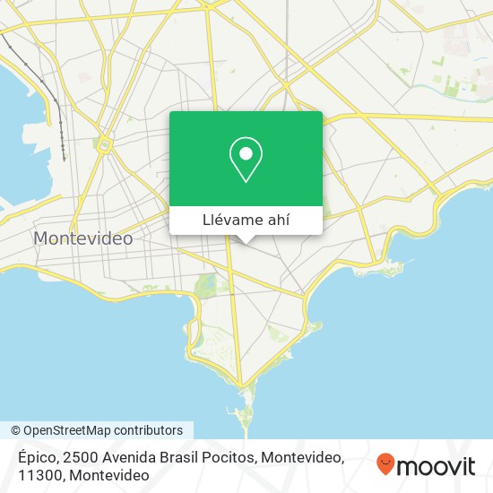 Mapa de Épico, 2500 Avenida Brasil Pocitos, Montevideo, 11300