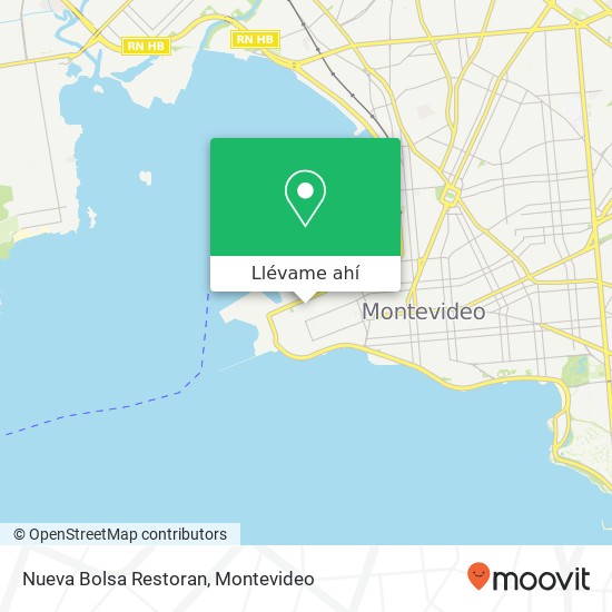 Mapa de Nueva Bolsa Restoran, 349 Piedras Ciudad Vieja, Montevideo, 11000