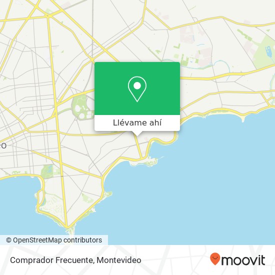 Mapa de Comprador Frecuente, Acceso World Trade Center Buceo, Montevideo, 11300