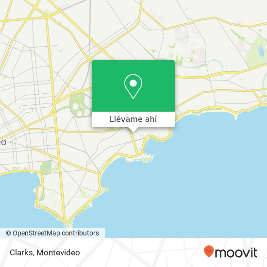 Mapa de Clarks, Avenida Dr. Luis Alberto de Herrera Buceo, Montevideo, 11300