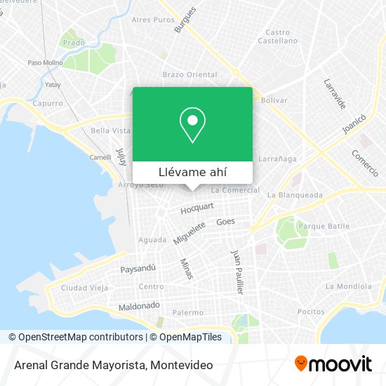 Mapa de Arenal Grande Mayorista