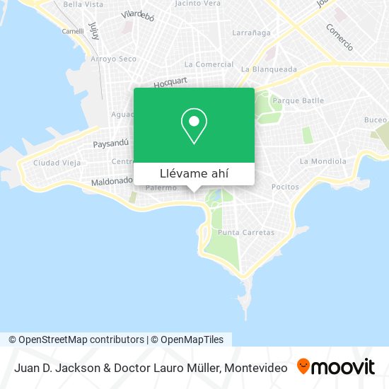 Mapa de Juan D. Jackson & Doctor Lauro Müller
