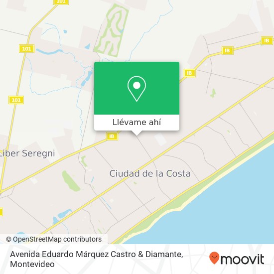 Mapa de Avenida Eduardo Márquez Castro & Diamante