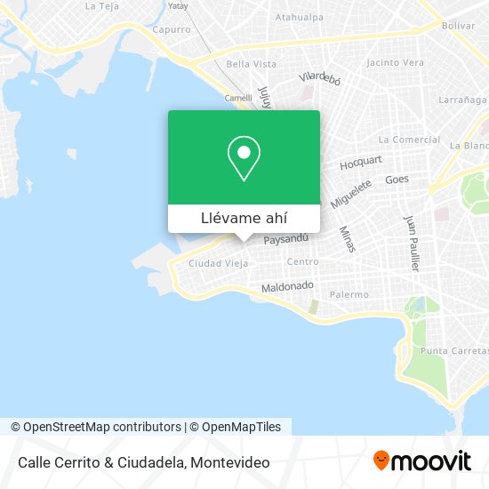 Mapa de Calle Cerrito & Ciudadela