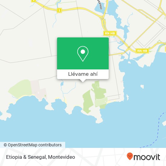 Mapa de Etiopia & Senegal