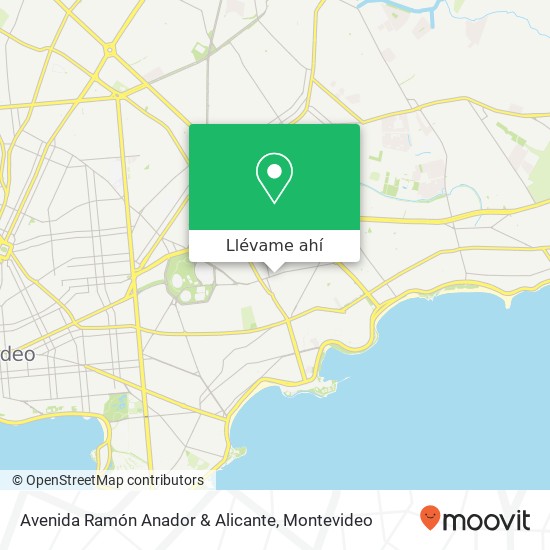 Mapa de Avenida Ramón Anador & Alicante