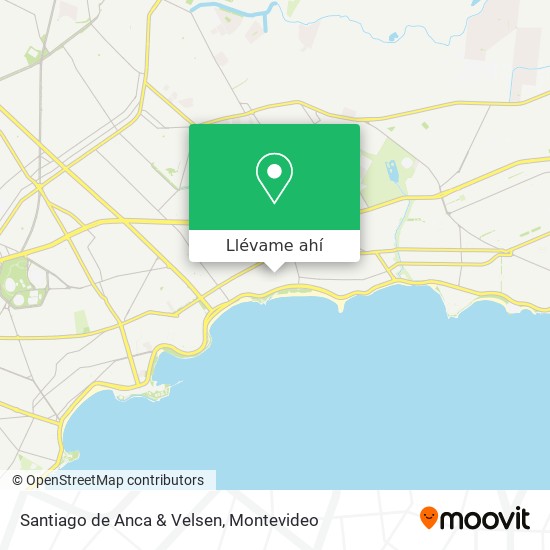 Mapa de Santiago de Anca & Velsen