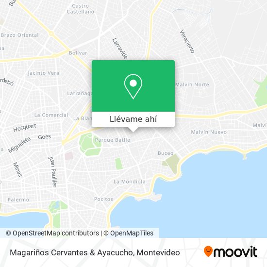 Mapa de Magariños Cervantes & Ayacucho