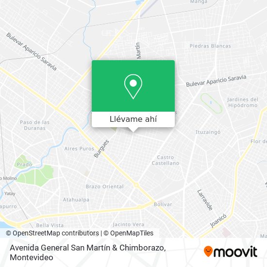 Mapa de Avenida General San Martín & Chimborazo