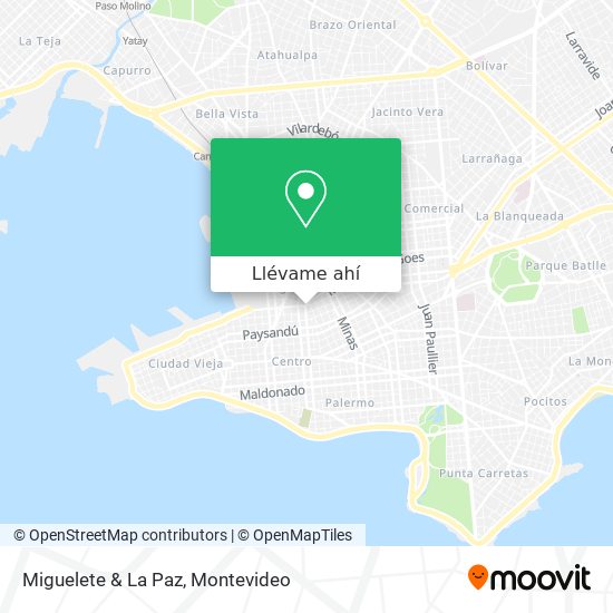 Mapa de Miguelete & La Paz