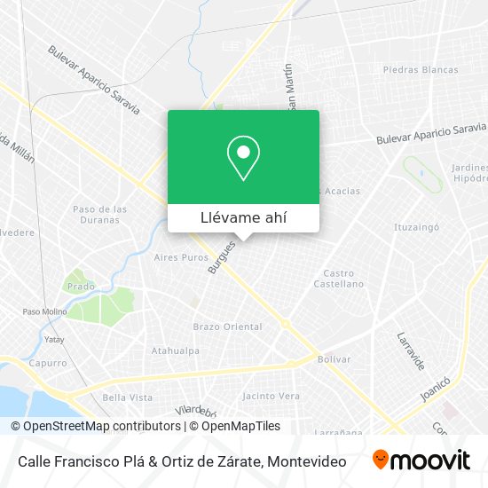 Mapa de Calle Francisco Plá & Ortiz de Zárate