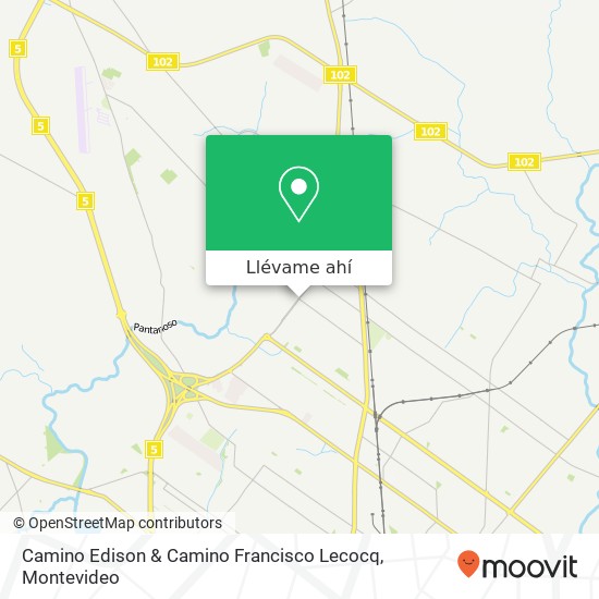 Mapa de Camino Edison & Camino Francisco Lecocq