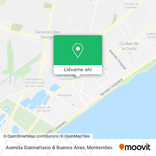 Mapa de Avenida Giannattasio & Buenos Aires