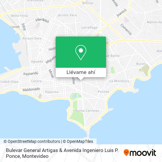 Mapa de Bulevar General Artigas & Avenida Ingeniero Luis P. Ponce