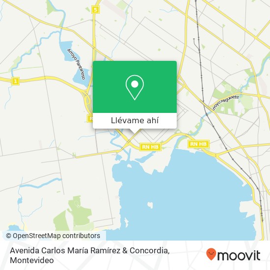 Mapa de Avenida Carlos María Ramírez & Concordia
