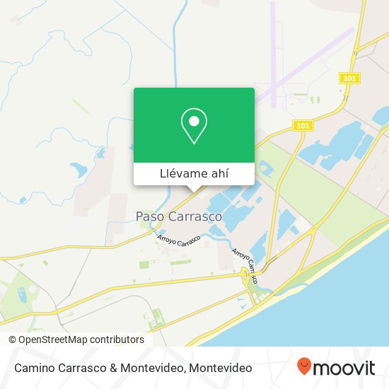 Mapa de Camino Carrasco & Montevideo