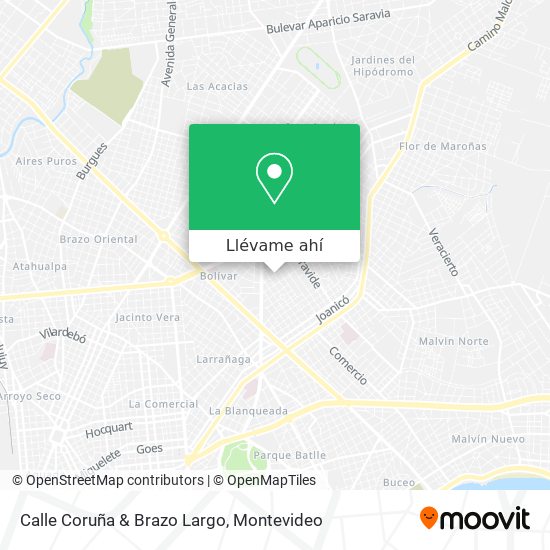 Mapa de Calle Coruña & Brazo Largo